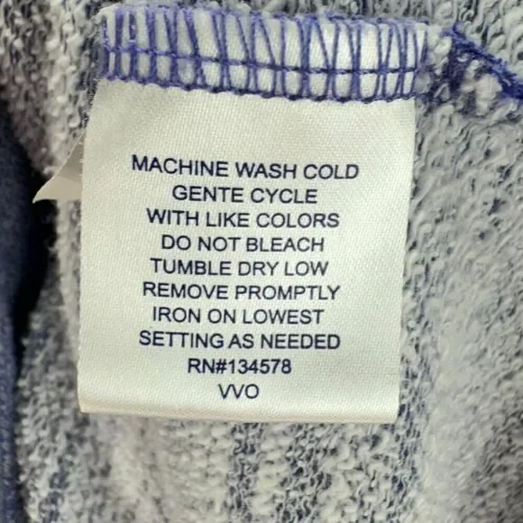 Vineyard Vines Sweater Pullover Cowl Neck Long Sleeve Womens Medium Purple Logo - Picture 7 of 12